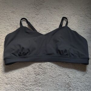 All in Motion Black Women's Sports Bra Bralette v neck